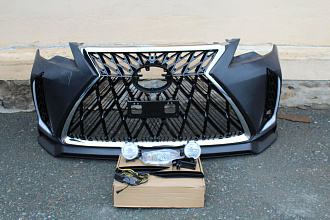 Бампер передний Fortuner 2015 +, дизайн Lexus
