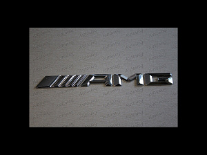 Надпись AMG металл (3D), стиль 2015 + 