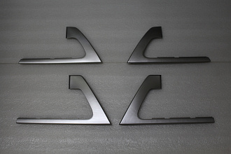 Накладки Land Cruiser 200 на ручки дверей салона , серебро