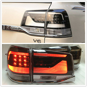 Тюнинг для Стопы Land Cruiser 200 2016 +, чёрно-белые 