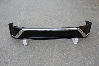 Губа передняя Land Cruiser 200 2016 +, Executive Black , черная