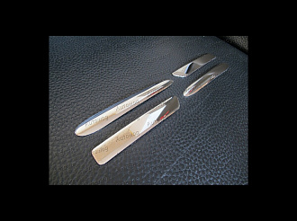 Накладки Juke на ручки дверей, хром  