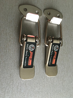 Клипсы для быстрого съёма - крепежа обвесов RS 1.5*7.5см. хром