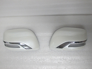 Тюнинг для Корпуса зеркал Land Cruiser 200 стиль Exclusive белый перламутр