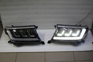 Тюнинг для Фары Land Cruiser 200 2012 - 2015 под дизайн LC 300