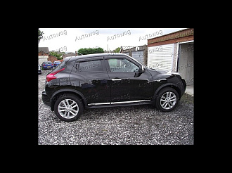 Молдинги дверей Juke сталь