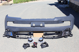 Тюнинг для Бампер передний Land Cruiser 200 в стиле 2016 +, под покраску