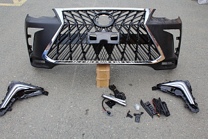 Тюнинг для Бампер передний Fortuner 2015 +, дизайн TRD Superior 