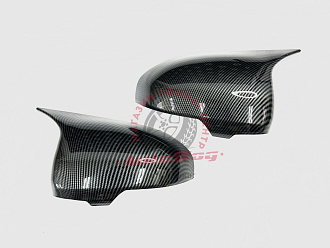 Накладки Prius 30 на зеркала , дизайн BMW М-стиль, карбон