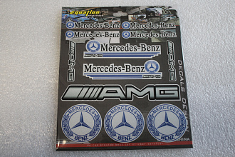 Наклейки набор Mercedes AMG