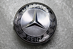 Тюнинг для Колпачки на литьё G-class W463 эмблема Mercedes чёрные