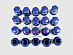 Гайки колёсные RAYS MSG синие 12*1.25 16г.+ 4 сек,+2 ключа,