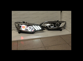 Фары Fit 2013 +, Red Eye версия 1 