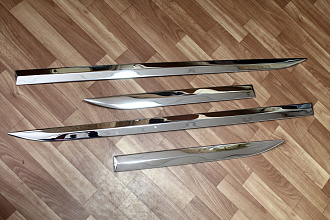 Молдинги дверей ASX / RVR 2010 +, сталь 