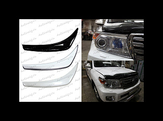 Ресницы Land Cruiser 200 2012 +, серебро