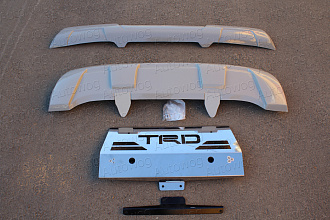 Накладки Land Cruiser 200 2018 +, TRD на бампера