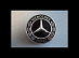 Эмблема Mercedes на капот чёрная 