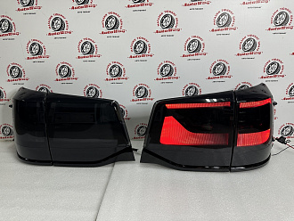 Стопы Land Cruiser 200 2016 +, дымчатые , Black Vision