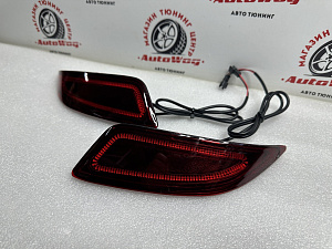 Тюнинг для Стопы дополнительные Camry V50 / V55 2015 +, красные, стиль 2