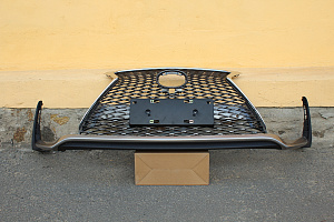 Тюнинг для Губа передняя с решеткой NX 200 / NX 300H / NX 200t F-Sport