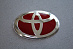 Эмблема на руль Toyota красная