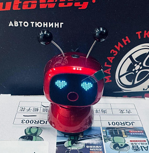 Автомобильный ароматизатор Робот , на дефлектор , красный