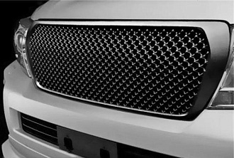 Решетка Land Cruiser 200 дизайн Бентли, черная сетка 
