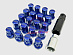 Гайки колёсные RAYS MSG синие 12*1.25 16г.+ 4 сек,+2 ключа,
