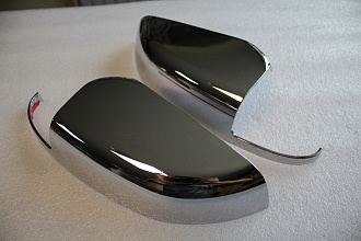 Накладки Patrol Y62 2008 - 2014 на низ корпусов зеркал, хром