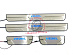 Накладки Vezel на пороги дверей с подсветкой 