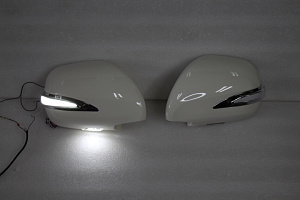 Тюнинг для Корпуса зеркал - белые Prado 120 / GX 470 / Surf 215 стиль 2 