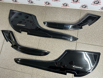 Накладки Camry V70 , внутри двери , тёмный хром 