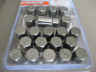 Гайки колёсные RAYS DURALUMIN M12*P1.5 тёмный хром 20шт.