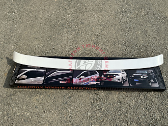 Спойлер Camry V70 над стеклом , стиль 1 , белый узкий