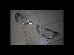 Тюнинг для Накладки Aqua на фары , хром 