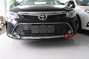 Тюнинг для Накладка Camry V50 / V55 2015 +, на низ переднего бампера 