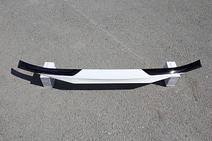 Тюнинг для Спойлер LX 570 / LX 450d 2016 +, дизайн Modellista под стекло задней двери, бело-чёрный