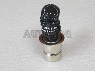 Прикуриватель 12v декоративный "Череп" черный