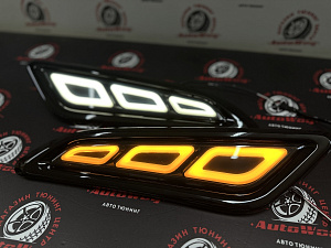 Тюнинг для Накладки Patrol Y62 на воздухозаборник в крыле, дымчатые