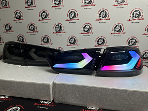 Тюнинг для Стопы Mitsubishi Lancer 10 с RGB функцией подсветки