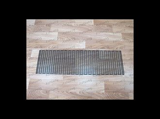 Сетка тюнингованная пластиковая (крупные ячейки), черная 120х35