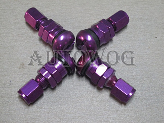 Ниппеля на колёса RAYS фиолетовые