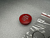 Накладка на кнопку STI , красная , версия 1