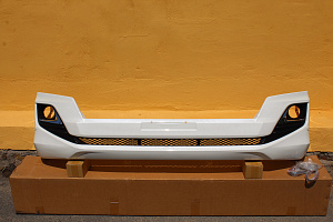 Тюнинг для Губа передняя Prado 150 2014 +, Modellista , белый перл. 