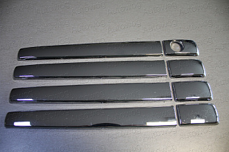 Накладки Prius 30 на ручки дверей, хром  