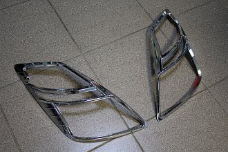 Накладки Prius 20 на фары , хром