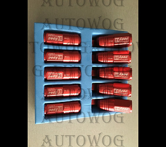 Гайки колёсные D1 Spec 12*1.5 красные облегченные 50мм