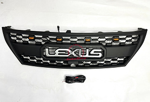 Тюнинг для Решетка LX 570 2008 - 2011 , дизайн USA Design OFF ROAD с ходовыми огнями 