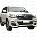 Губа передняя Land Cruiser 200 2016 +, дизайн TRD 