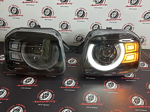 Тюнинг для Фары Jimny дизайн Range Rover